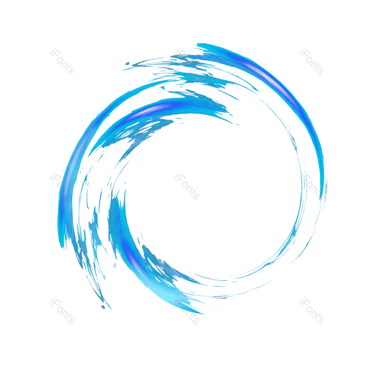 光效图片,蓝色元素,蓝色光PNG,旋转光免抠素材